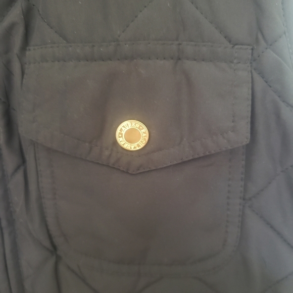 RALPH LAUREN WOMEN EQUESTRIAN REVERSIBLE QUILTED VEST BLACK TURQUOISE SM… - Picture 7 of 15